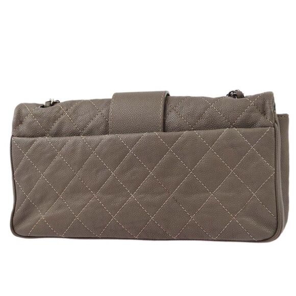 Chanel Gray Caviar Skin Mademoiselle #124855C22B - Picture 2 of 7